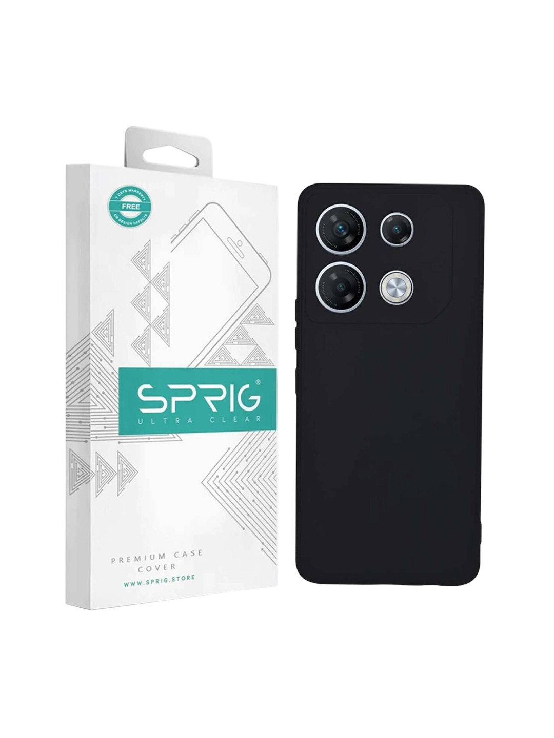 SPRIG Infinix GT 10 Pro TPU Matte Back Cover