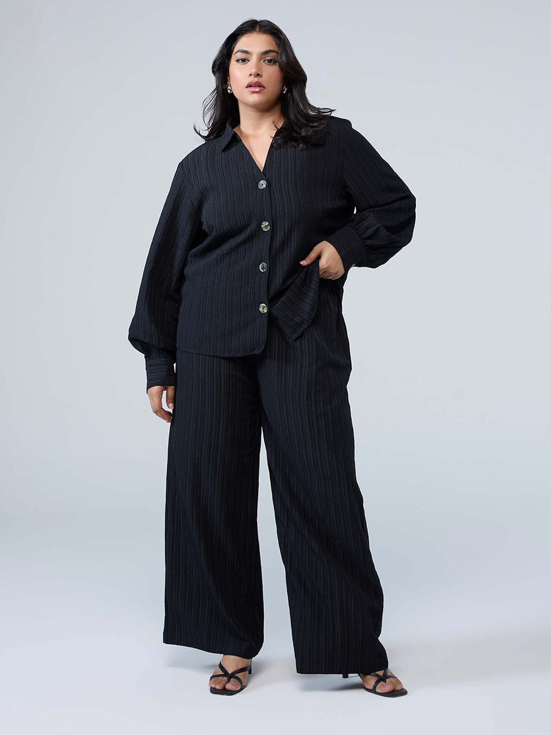 20Dresses Plus Size Long Sleeves Shirt With Palazzo