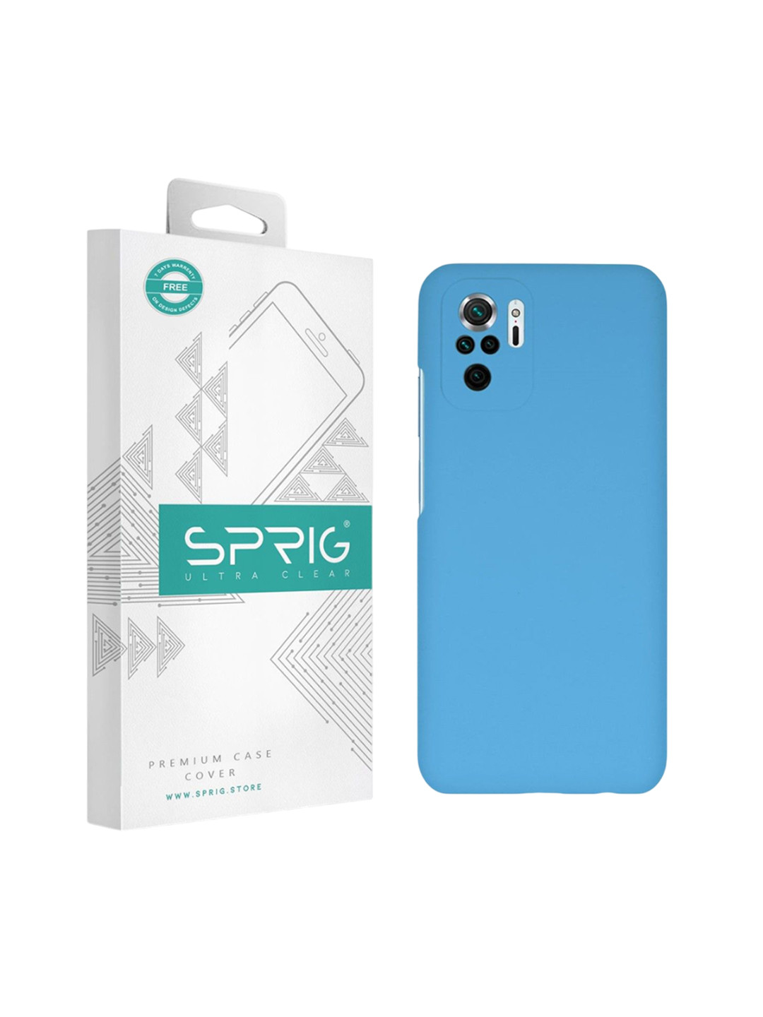 SPRIG Redmi Note 10S Liquid Silicone Back Cover