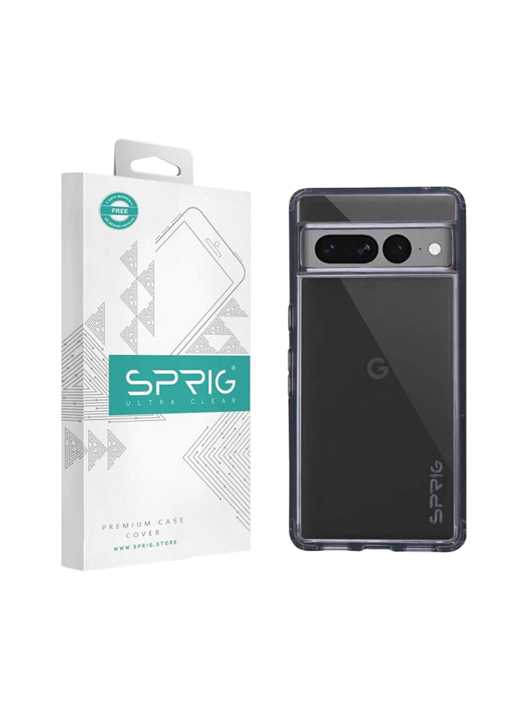 SPRIG Google Pixel 7 Pro Bayer Transparent Back Cover