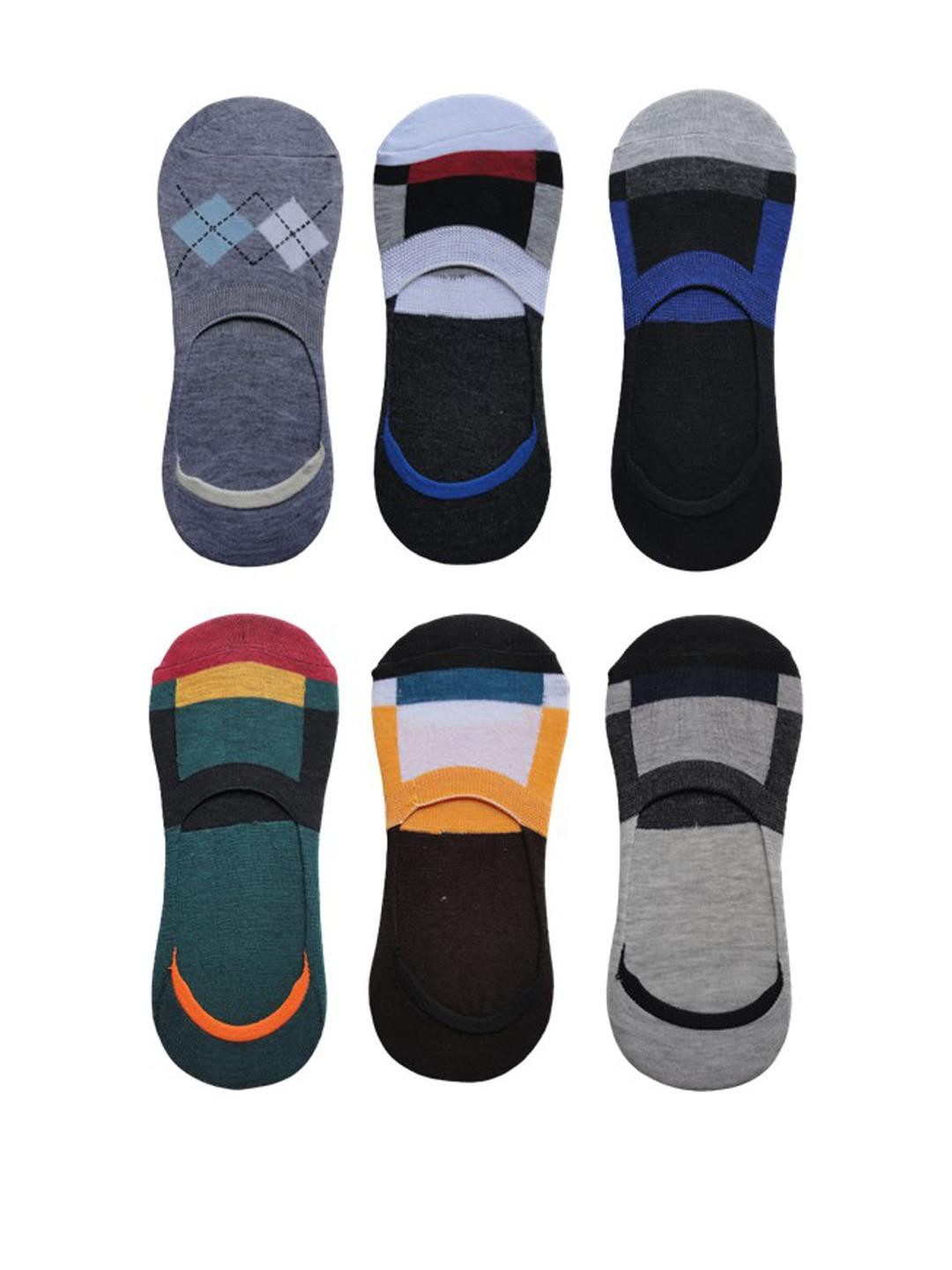 VOICI Pack of 6 Low Cut No Show Loafer Socks