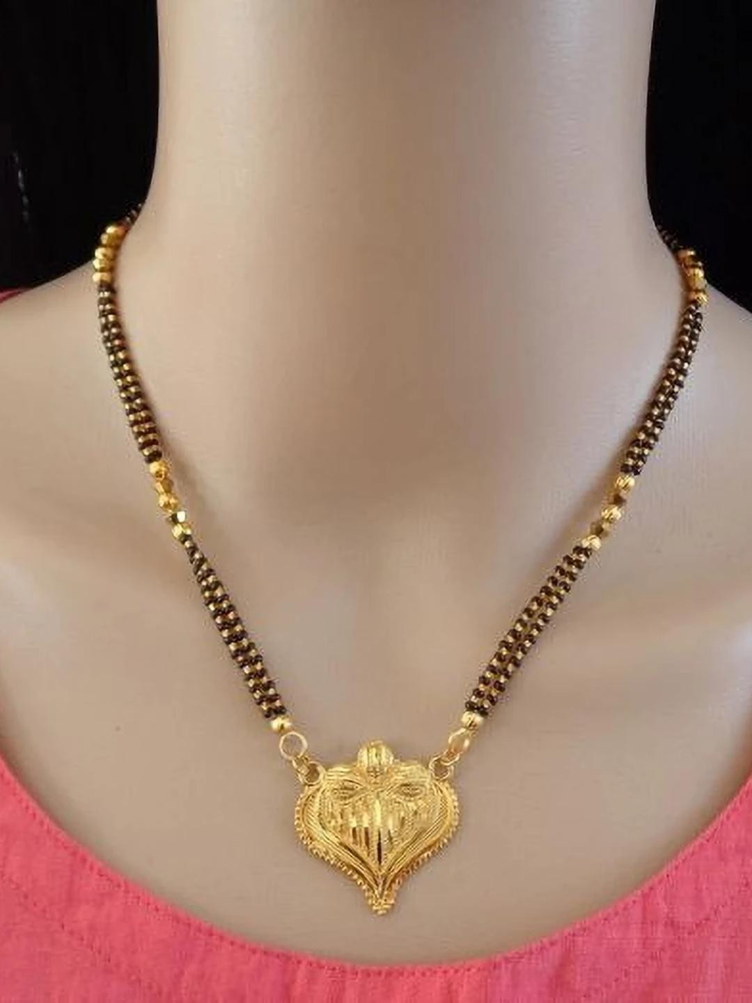 Homeistic Applience Women Gold-Plated Mangalsutra