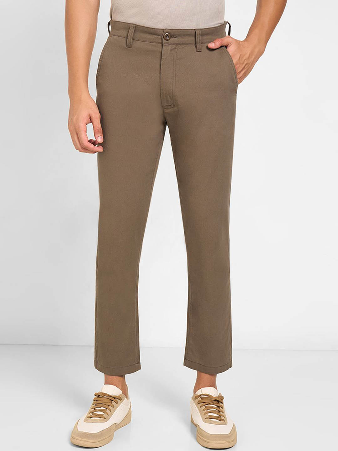 Peregrine by Pantaloons Men Cotton Slim Fit Chinos