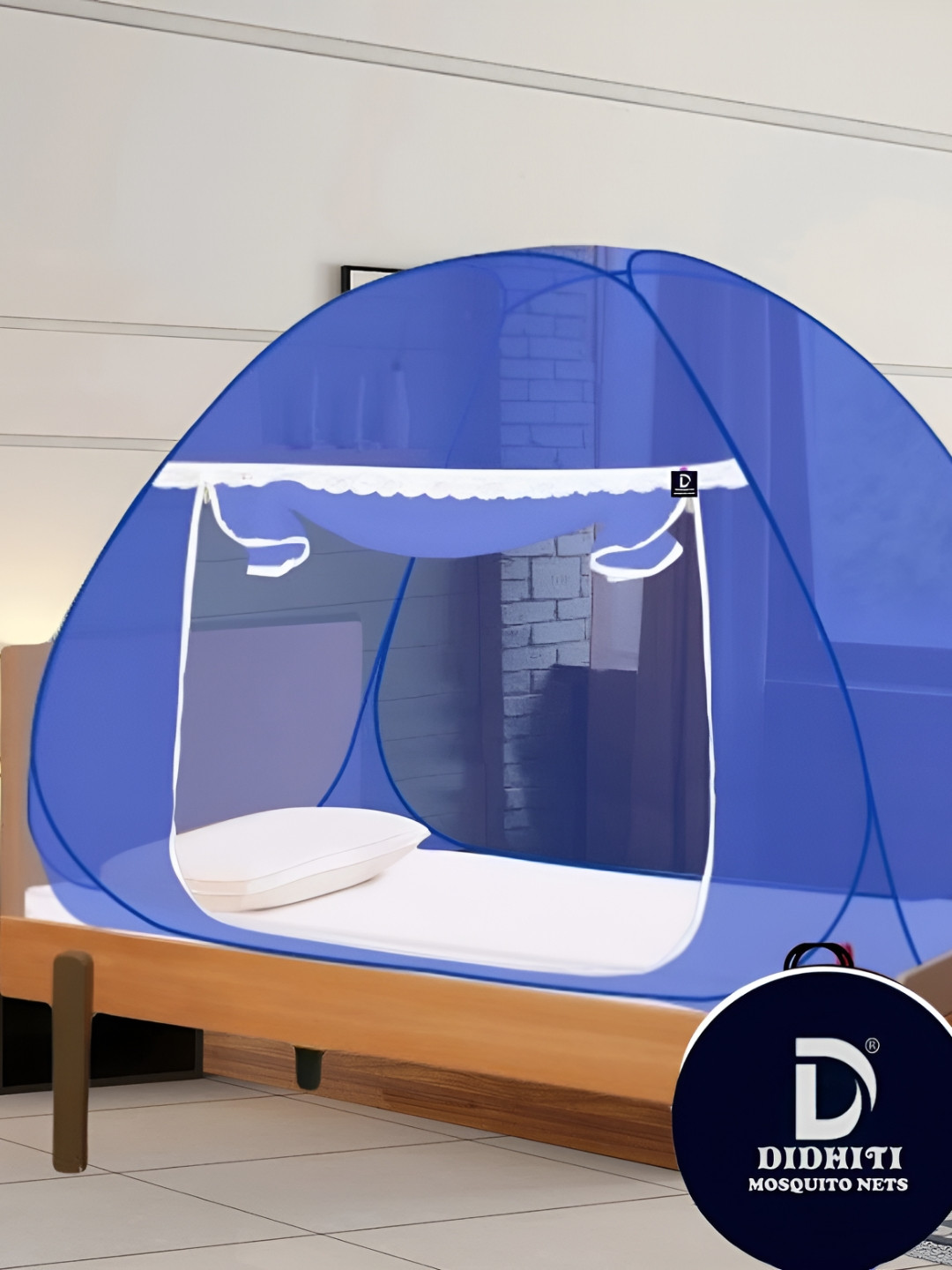 didhiti Navy Blue & Black Tent Mosquito Net