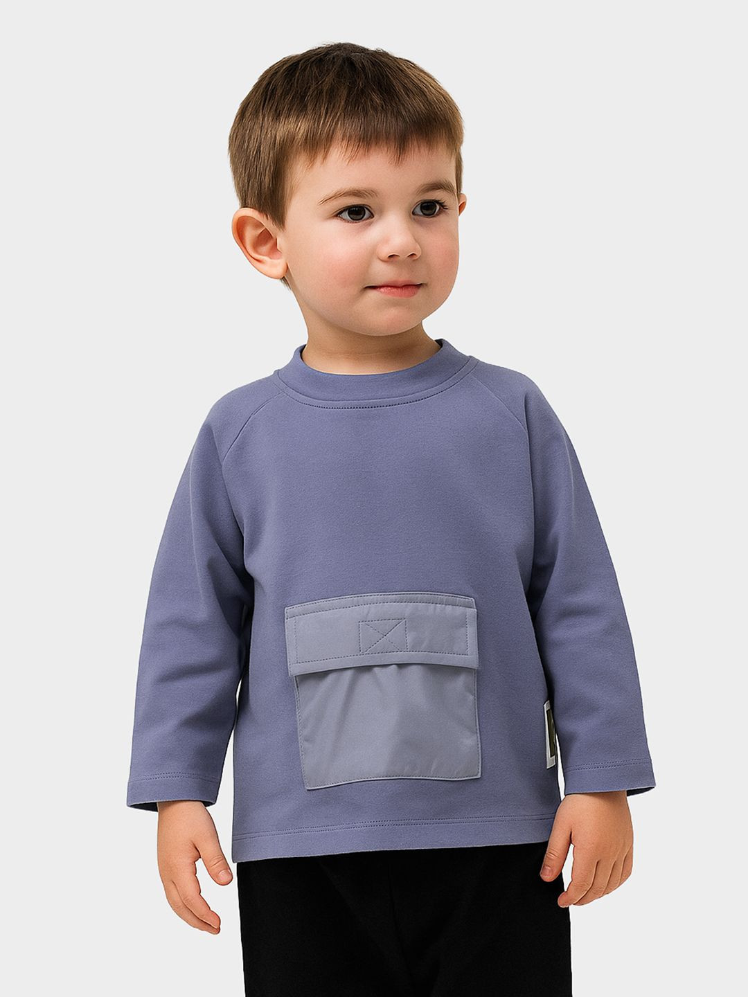 MiArcus Boys Raglan Sleeves T-shirt with Front Pocket