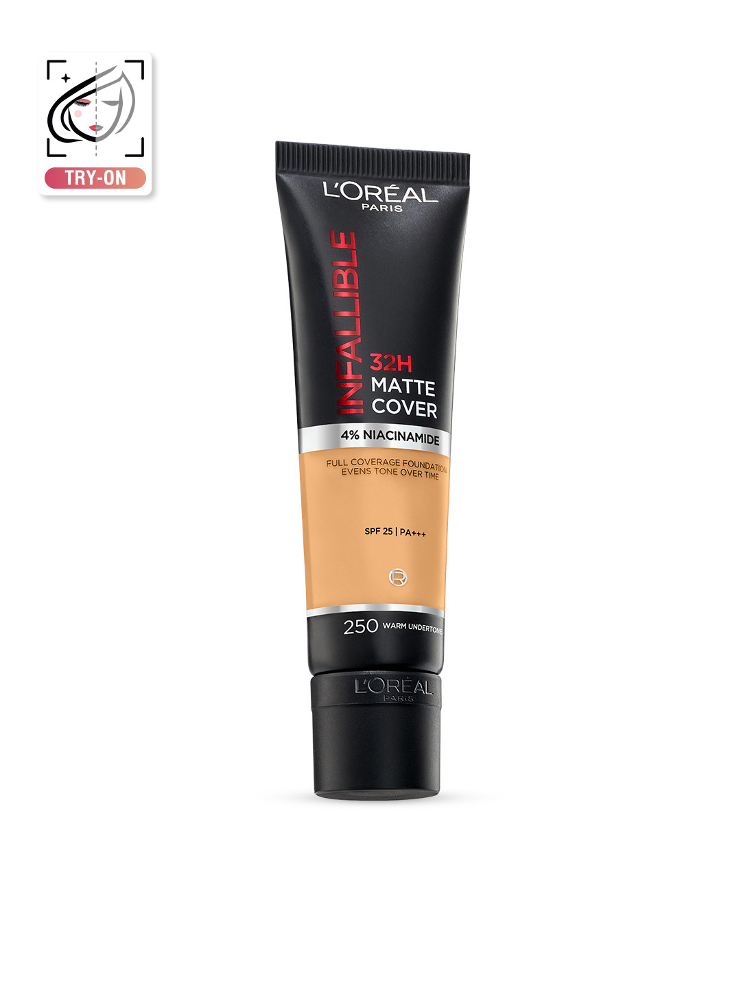 LOreal Paris Infallible 32H Matte Cover Liquid Foundation 30ml - Warm Undertone 250