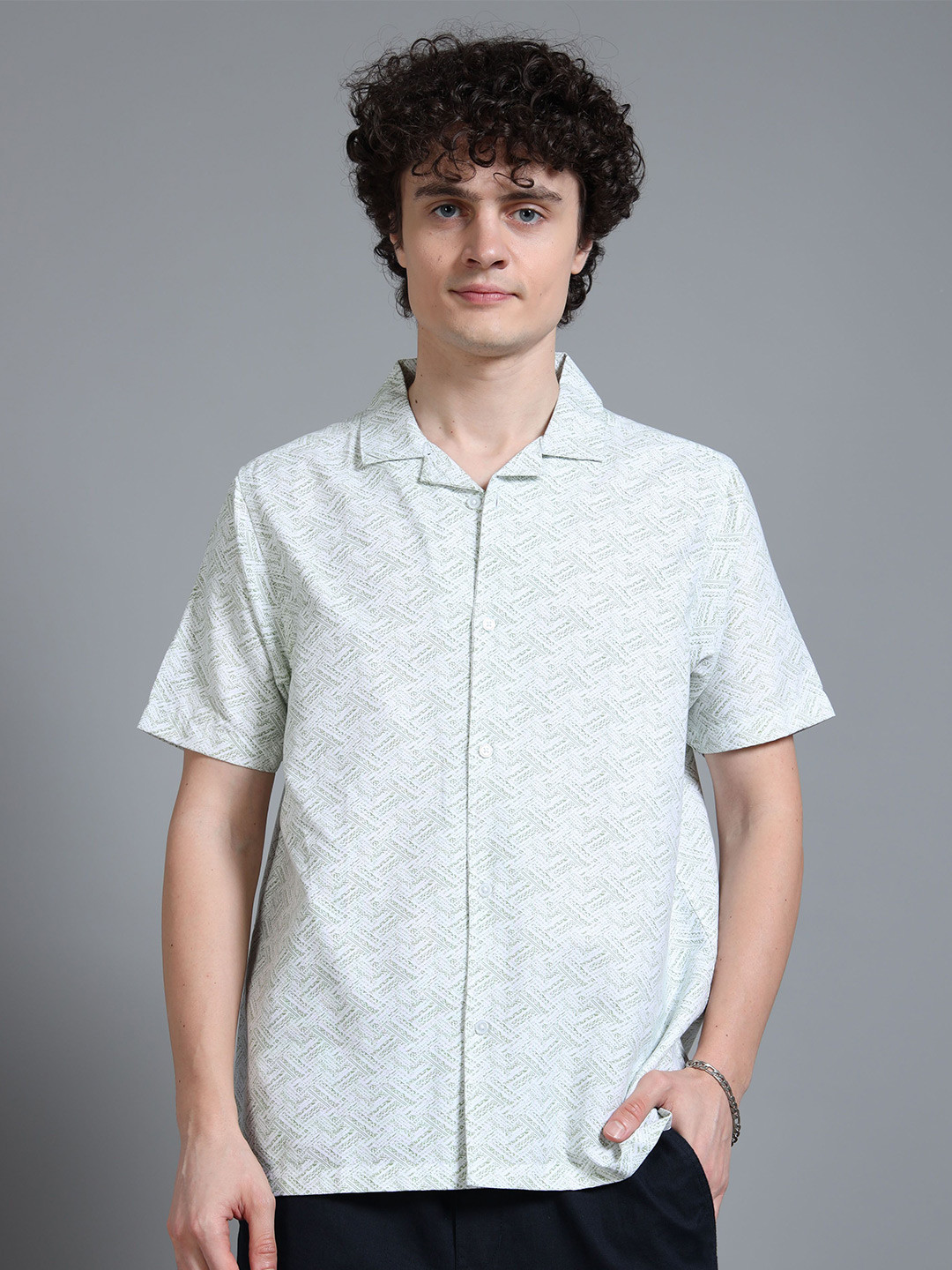 Moda Rapido Floral Printed Relaxed Fit Casual Shirt