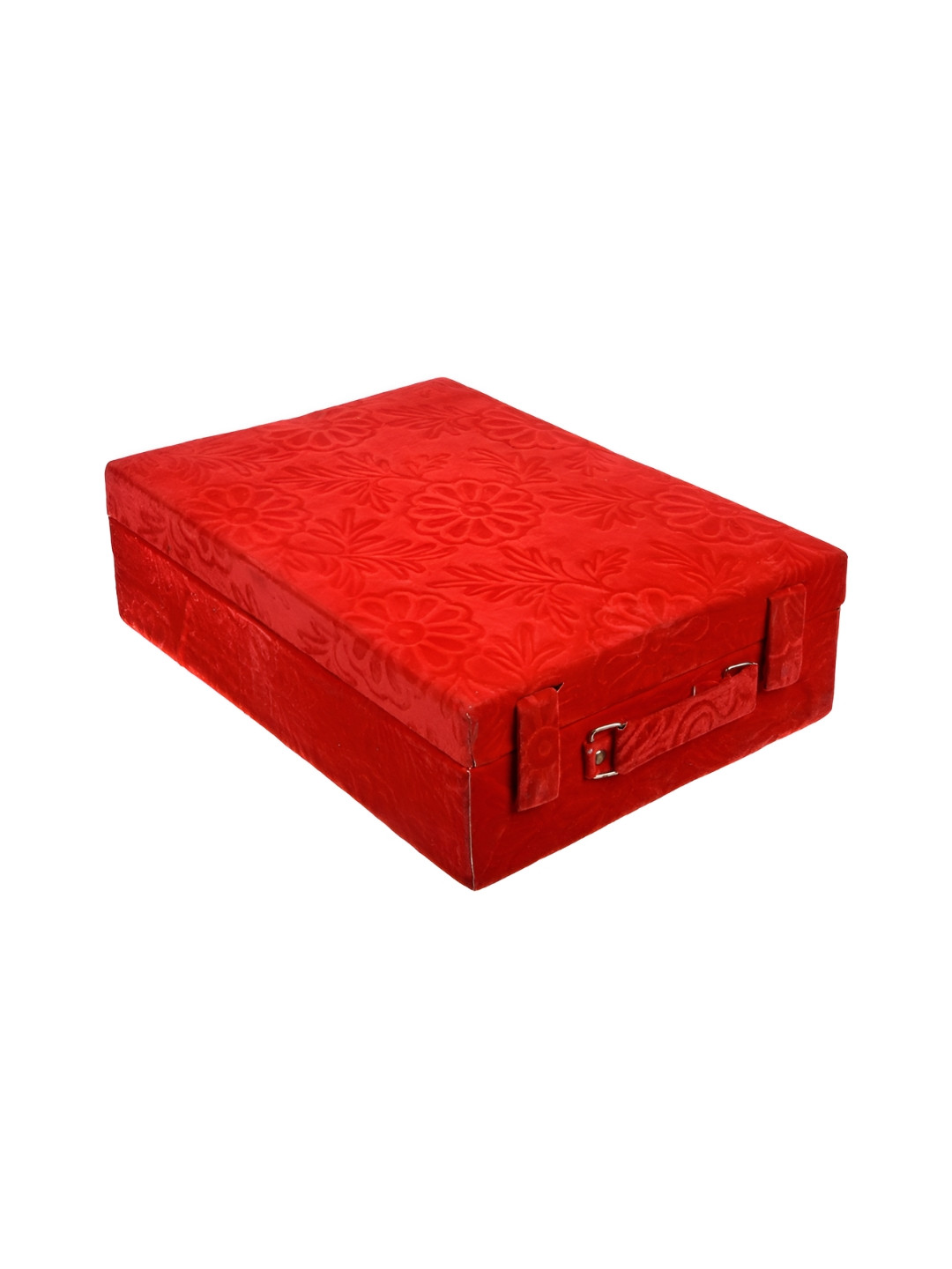 RUBOXA Red 4 Rod Bangle Box Jewellery Organiser