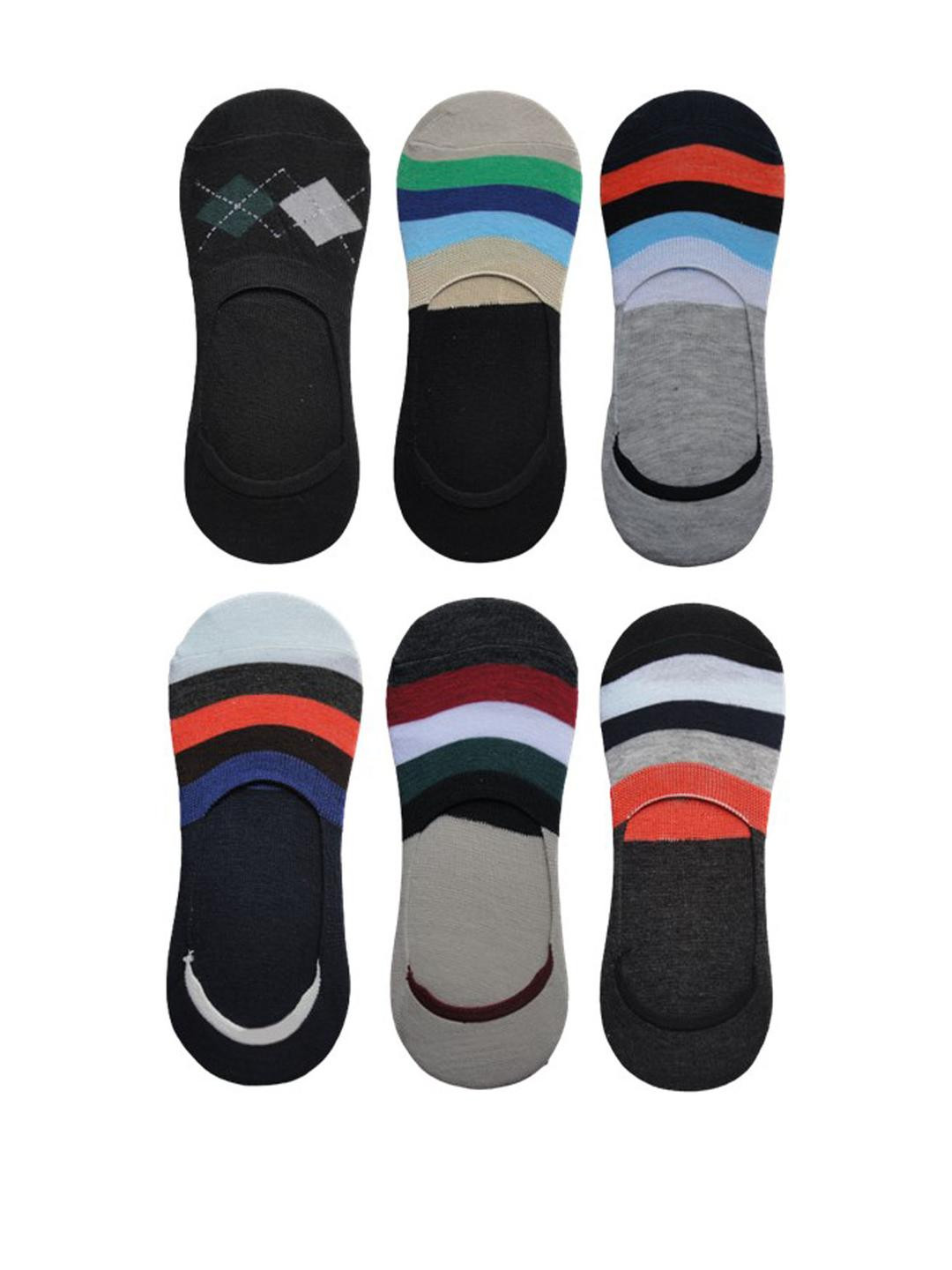 VOICI Pack of 6 Low Cut No Show Loafer Socks