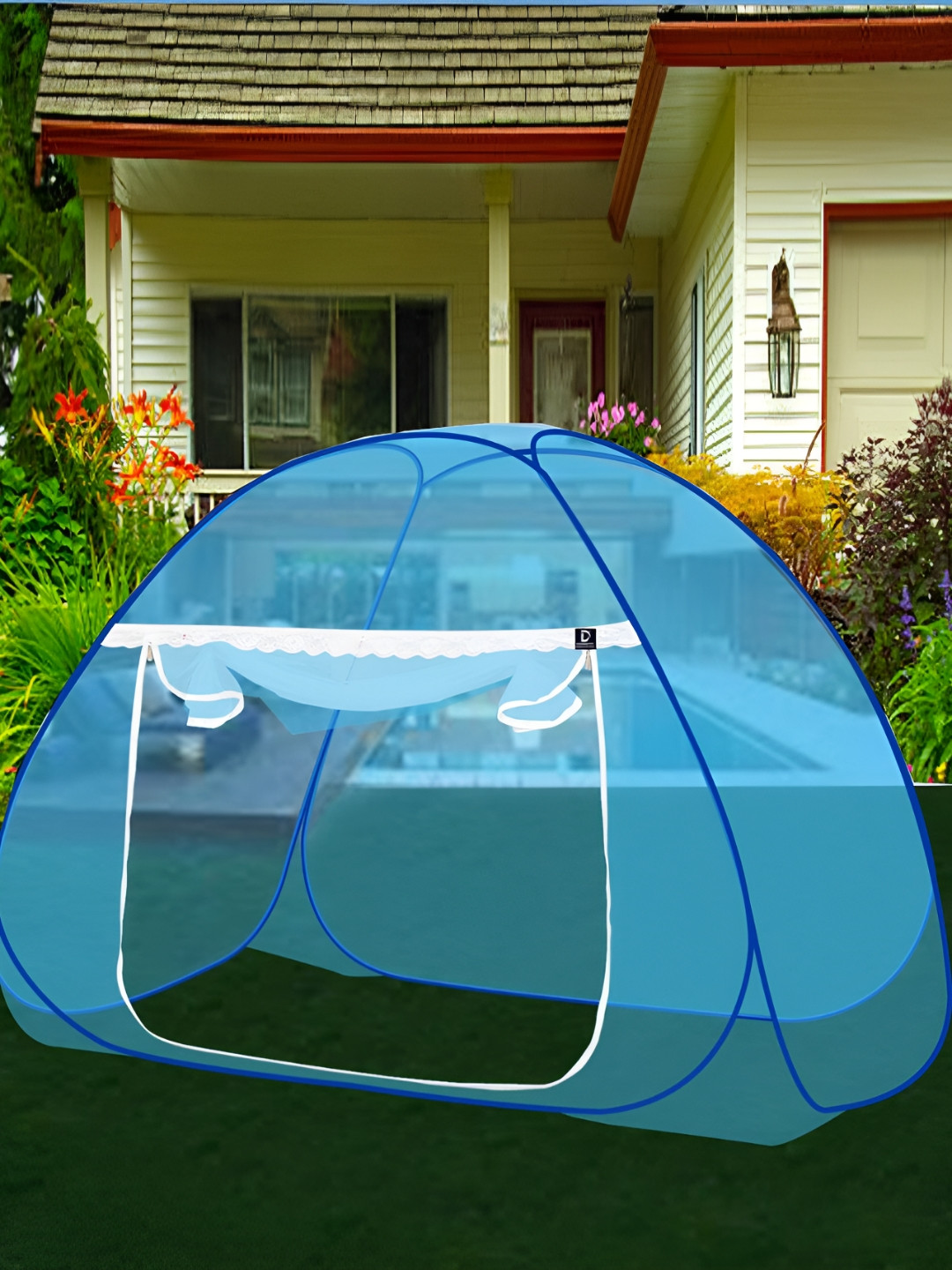 didhiti Blue Tent Mosquito Net