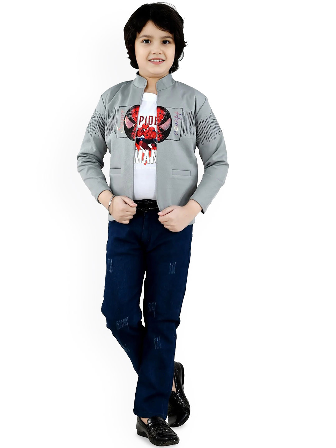 BAESD Boys Printed Blazers