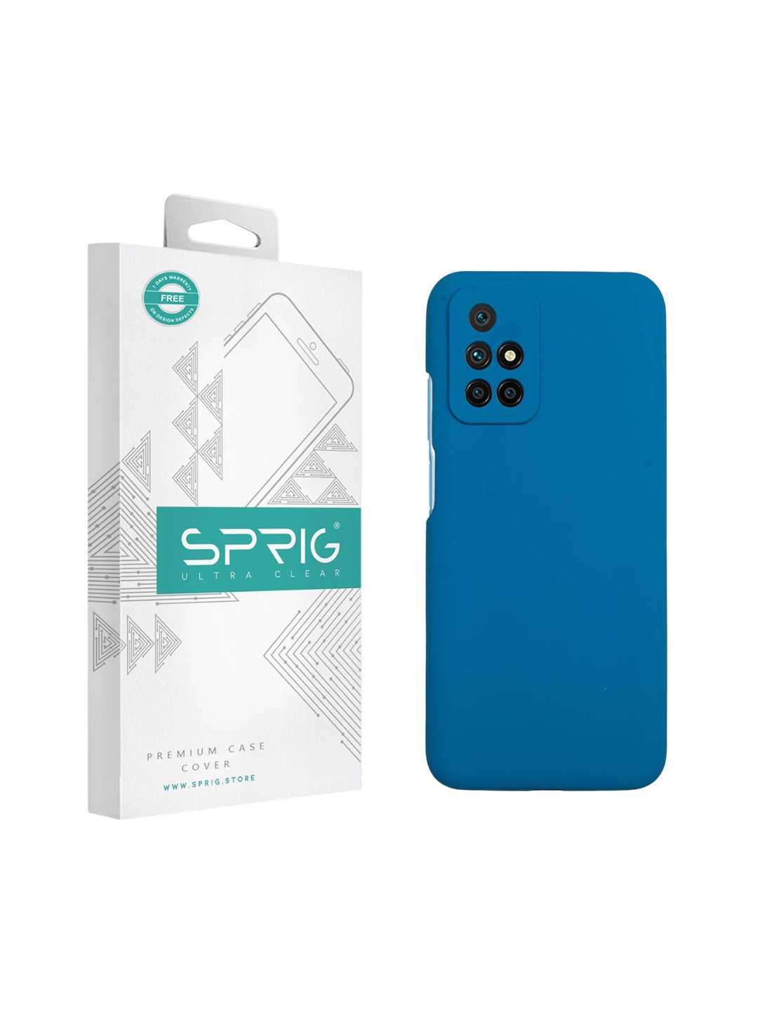 SPRIG Redmi 10 Prime Liquid Silicone Back Cover