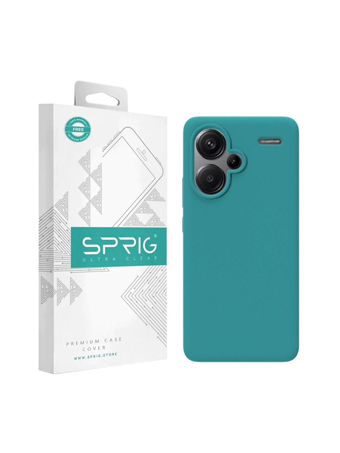 SPRIG Redmi Note 13 pro plus Liquid Silicone Back Cover