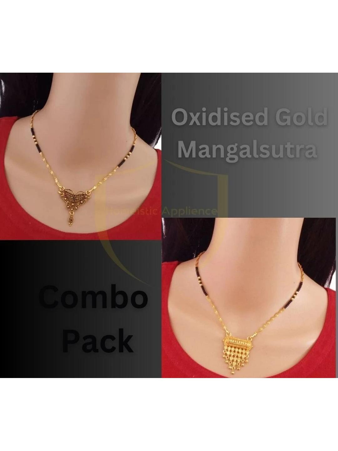 Homeistic Applience Women Pack of 2 Gold-Plated Mangalsutra