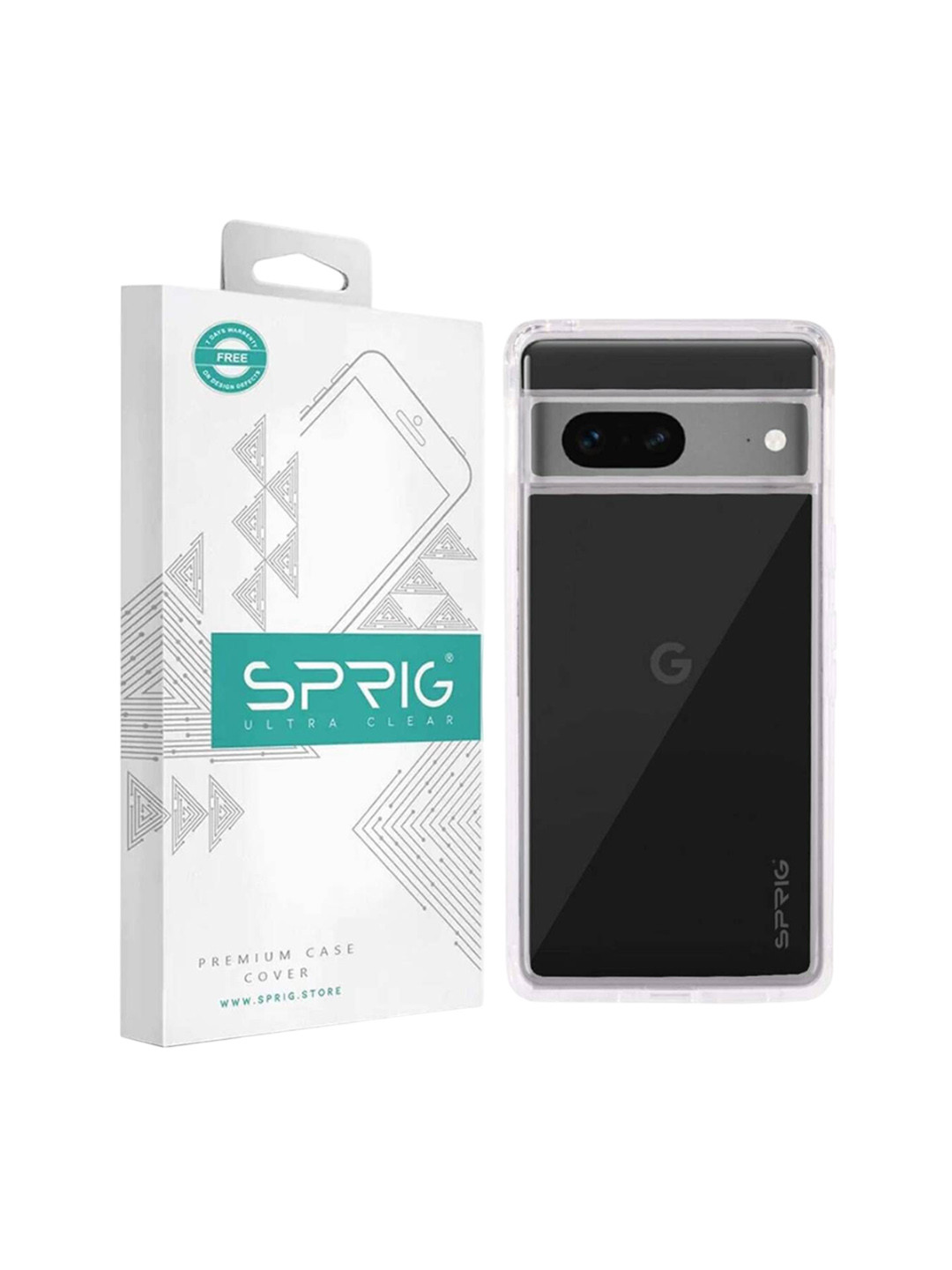 SPRIG Google Pixel 7 Bayer Transparent Back Cover