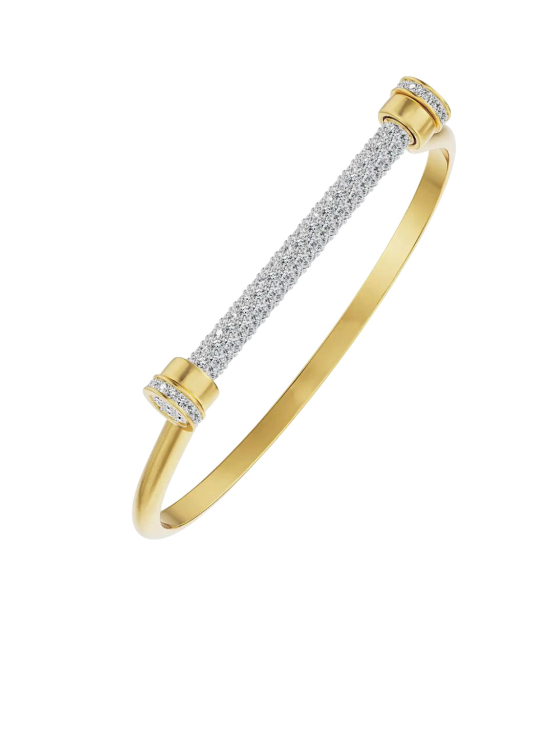 Emori 14KT Gold Orbit Glow Lab Diamond Bracelet - 2.02 g