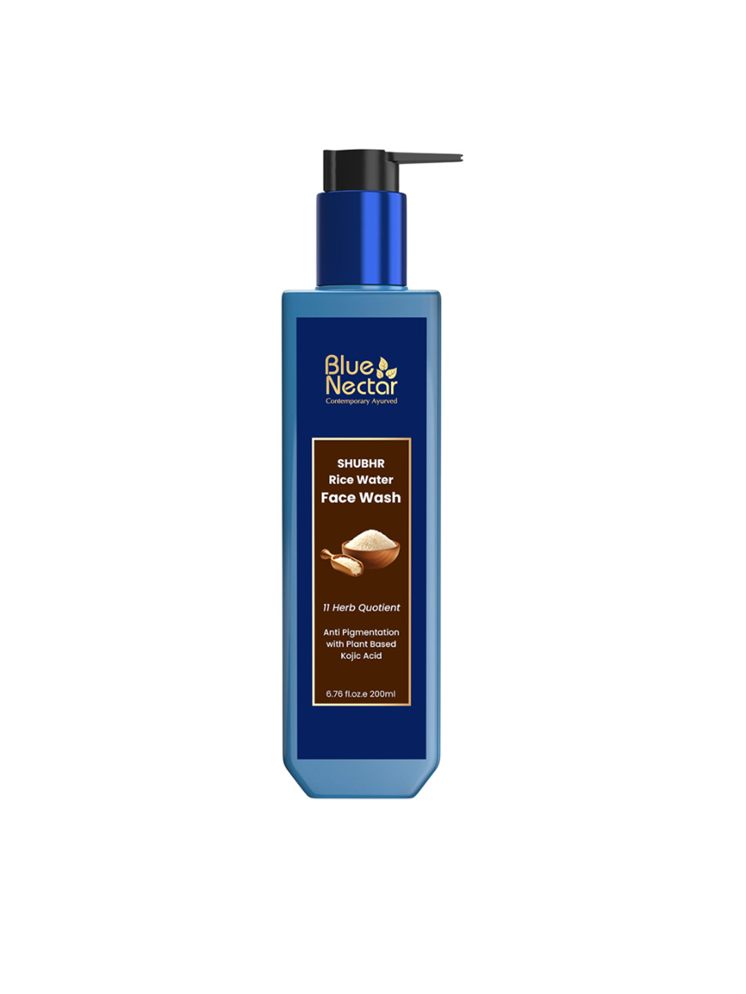 Blue Nectar Rice Water Face Wash With Kojic Acid- 200 ml
