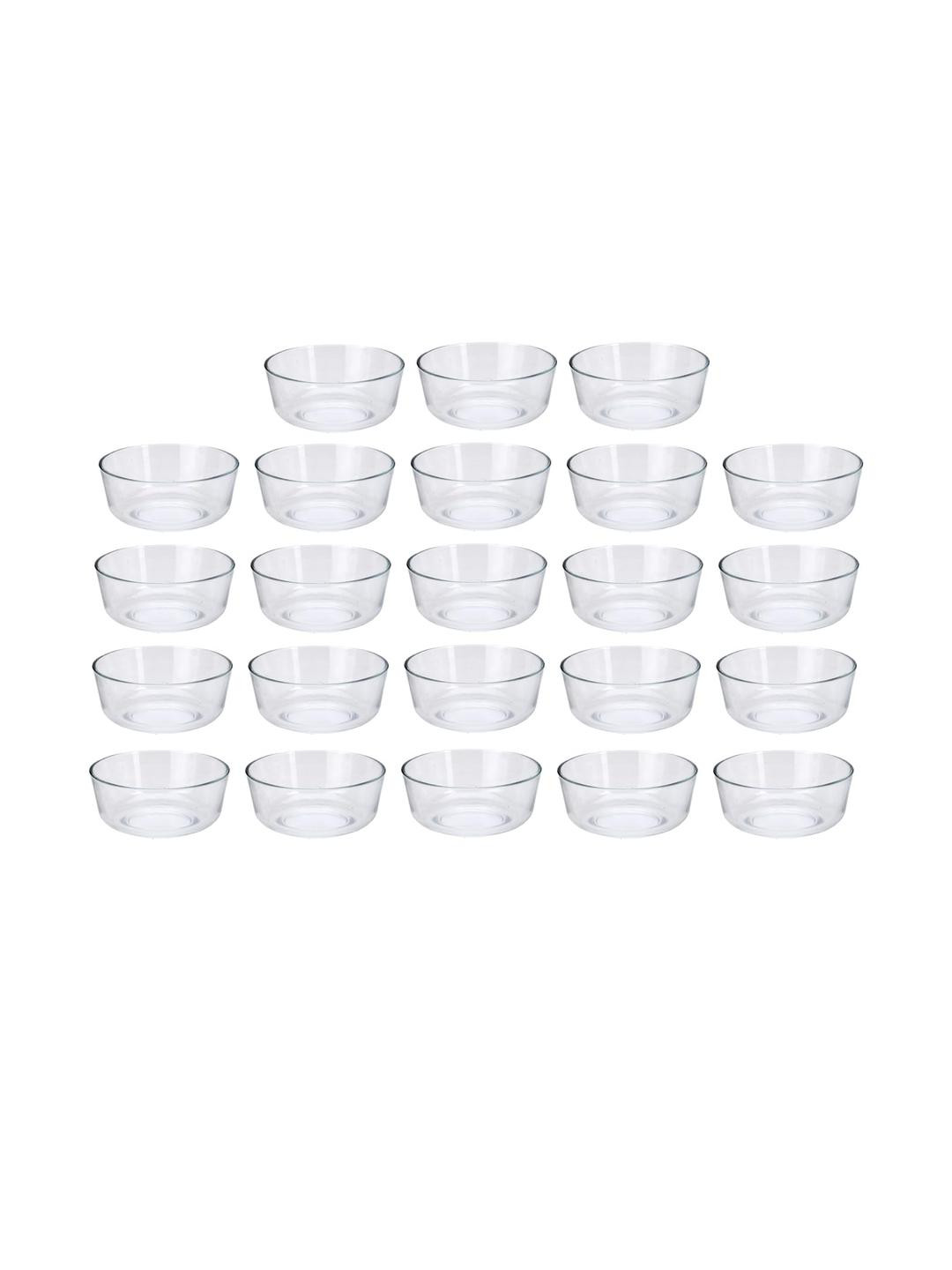 Somil Beautiful Designer Clear Glass Bowl