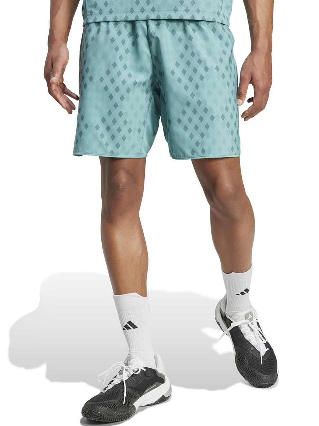 ADIDAS Club Graph Short Men Checked Shorts