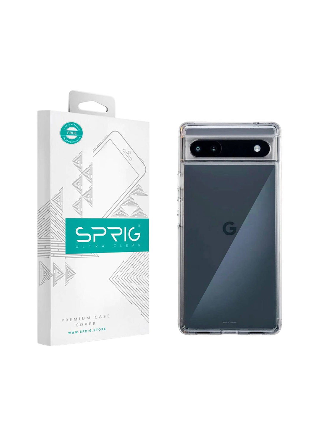 SPRIG Google Pixel 6A Bayer Transparent Back Cover