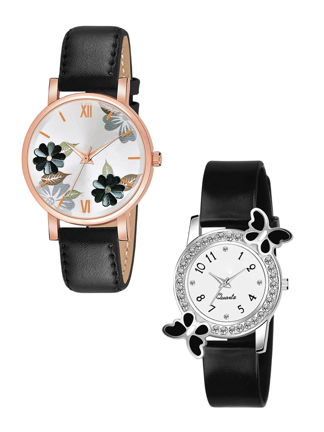 JUST LIKE Unisex Dial & Straps Analogue 2 Watch 901-red king & king Bracelet