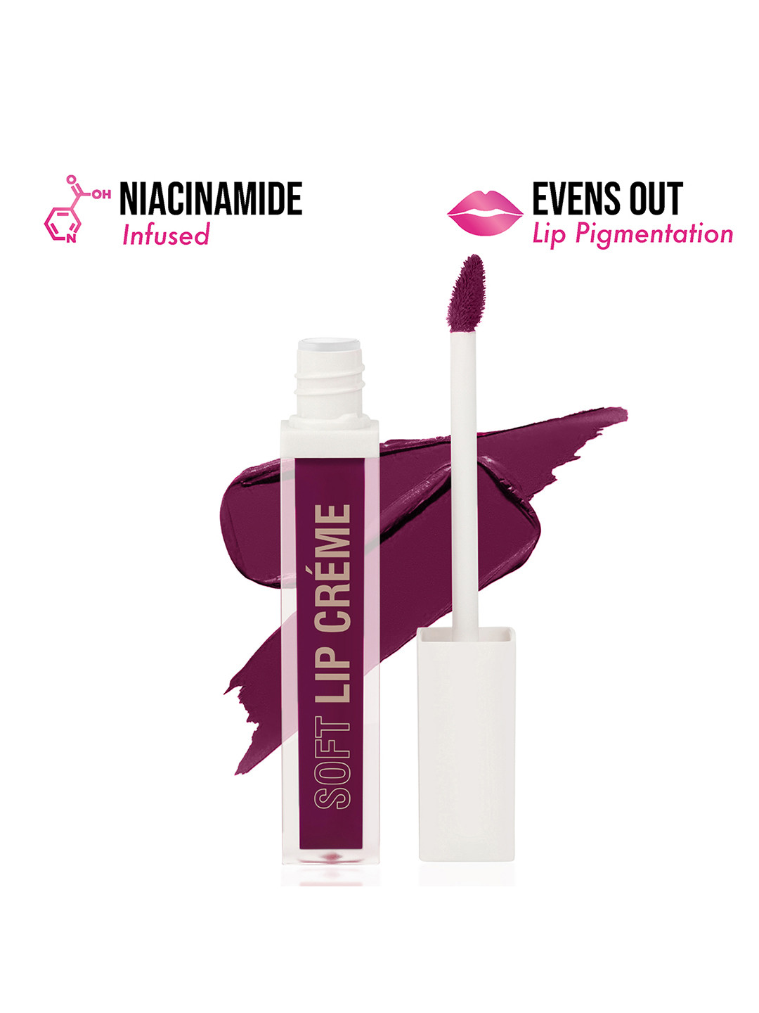 Insight Cosmetics Long Lasting Soft Lip Creme with Niacinamide 6 g - Pink Dipper