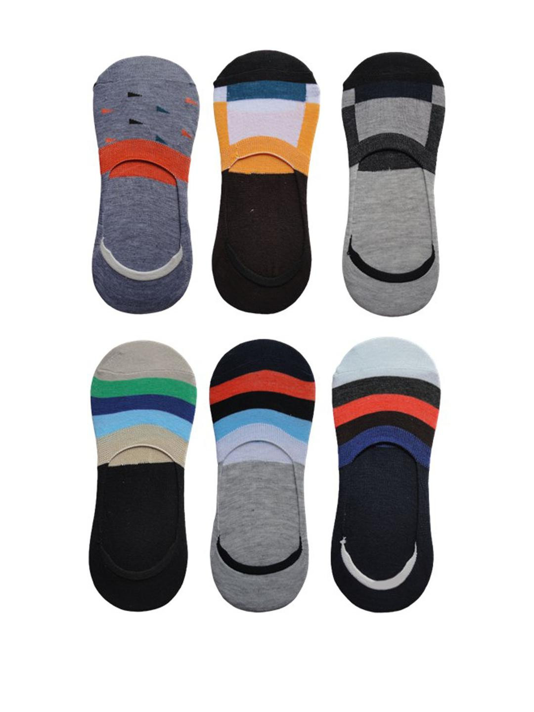 VOICI Set Of 6 Loafer No-Show Invisible Socks