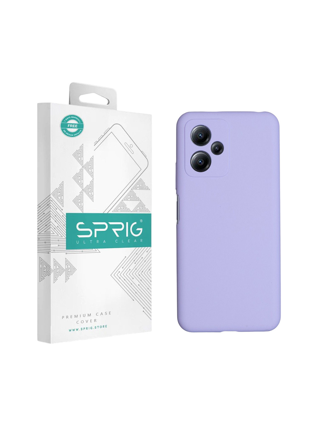 SPRIG Redmi Note 12 5G Liquid Silicone Back Cover