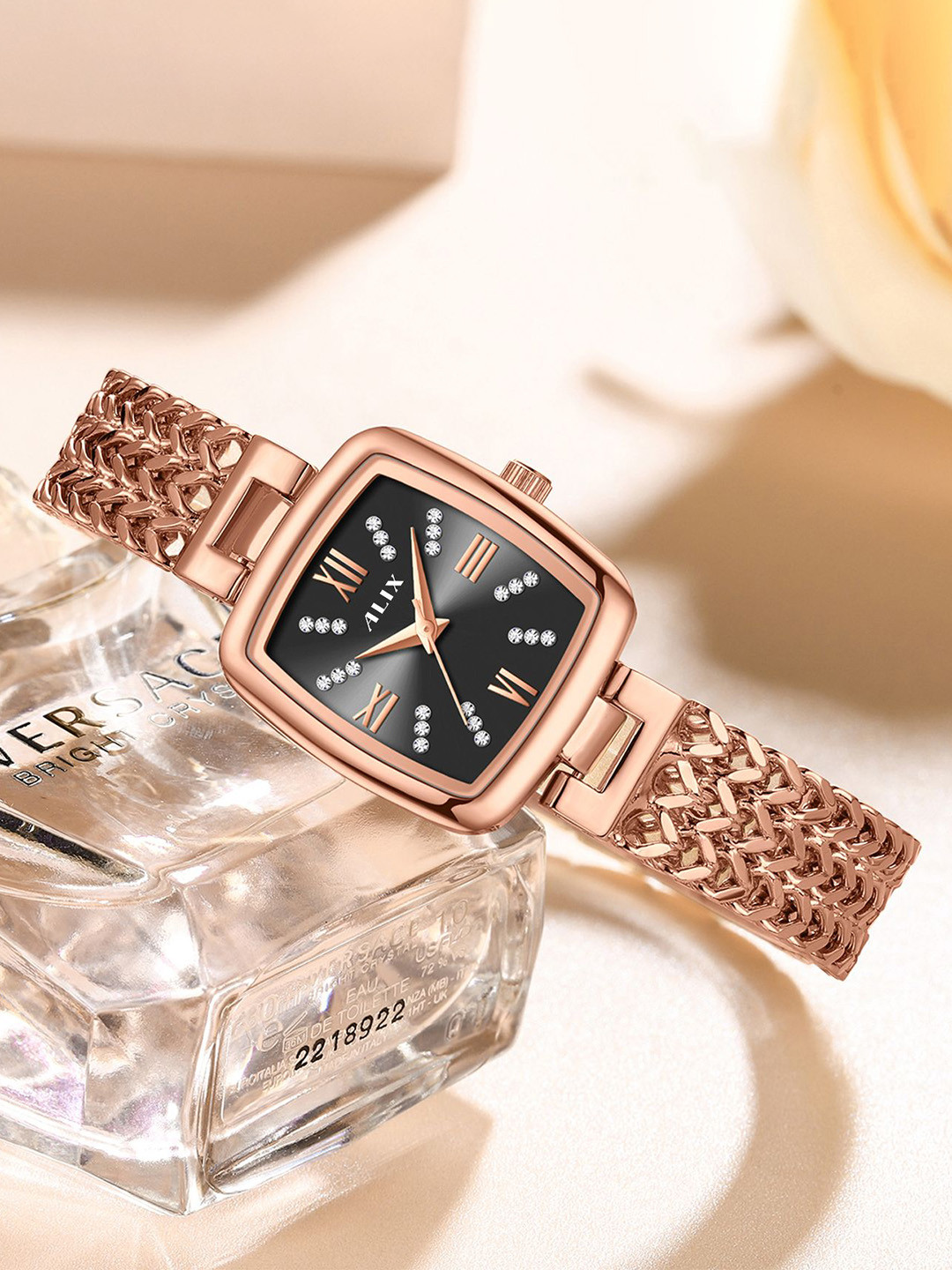 ALIX Women Stainless Steel Bracelet Style Straps Analogue Watch AL2540_RGB