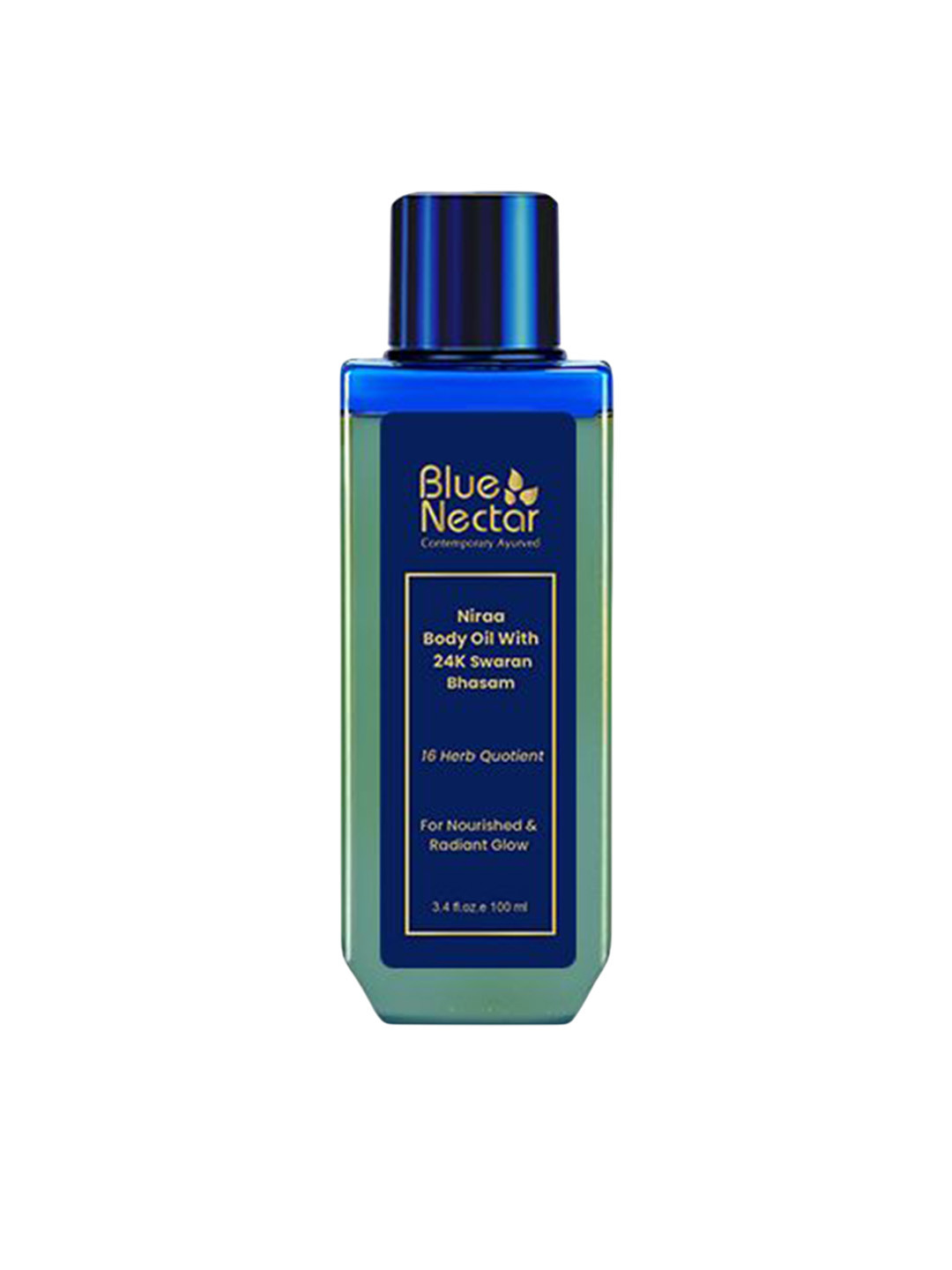 Blue Nectar Body Oil With 24K Swaran Bhasma- 100 ml