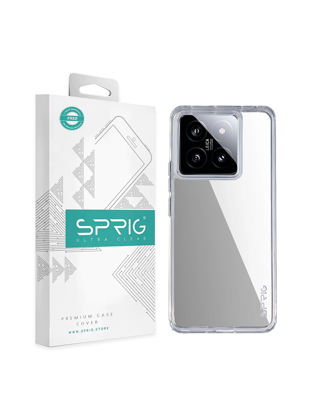 SPRIG Mi 14 Bayer Transparent Back Cover
