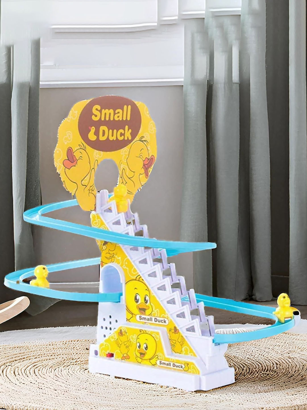 Kidoyz Automatic Stair-Climbing Duck Race Track Slide Toy Set