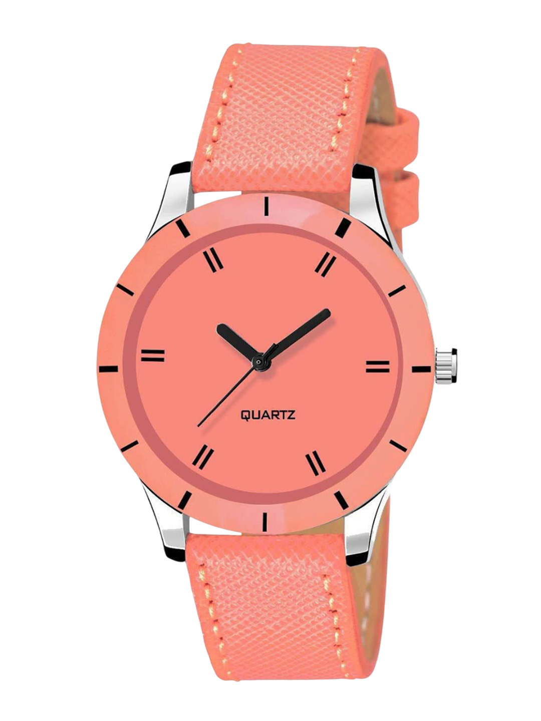 JUST LIKE Unisex Dial & Textured Straps Analogue Watch WATFG3QBCC9PAGCS
