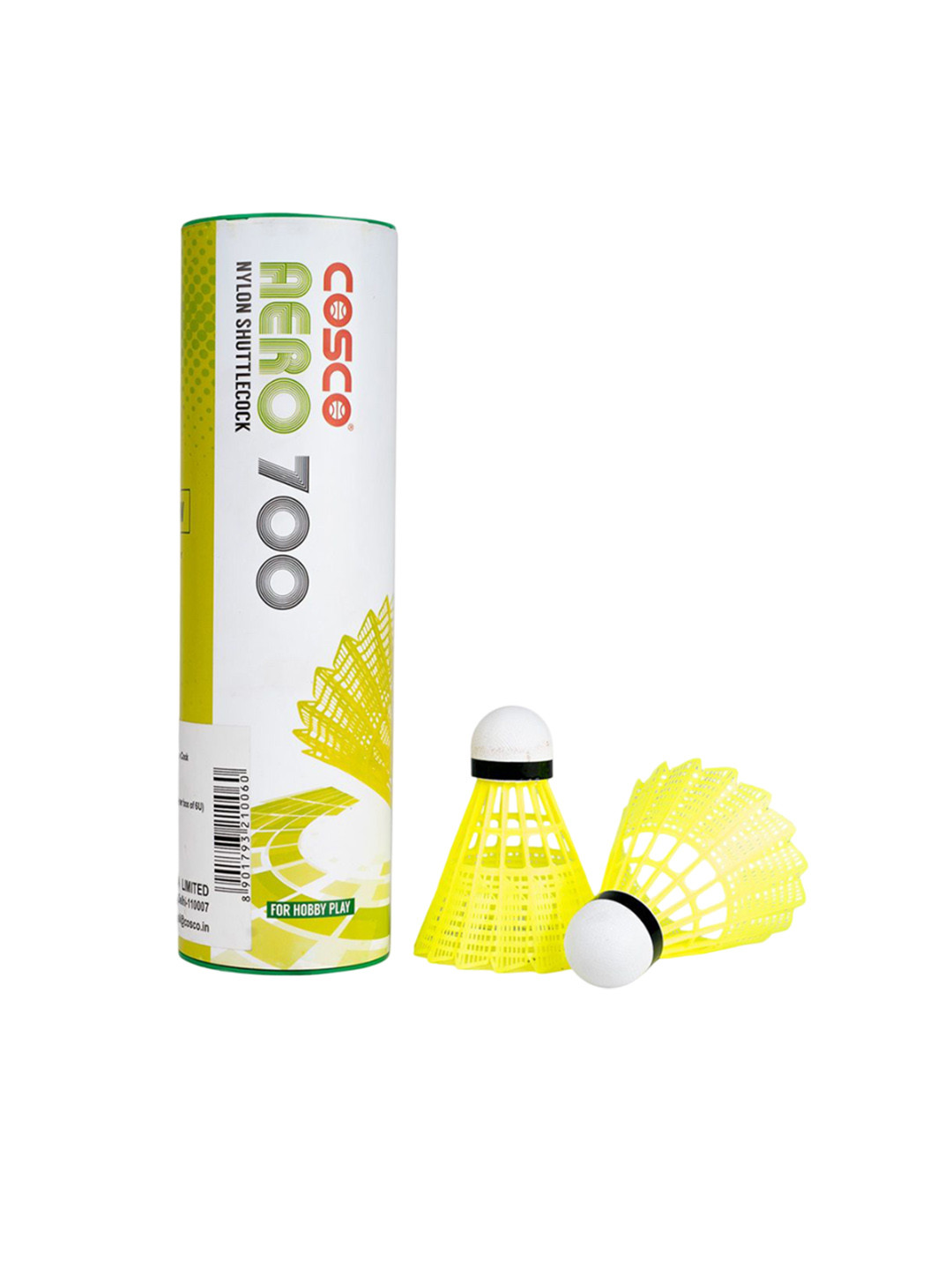 COSCO  Set Of 6 Textured Aero 700 Badminton Shuttlecocks