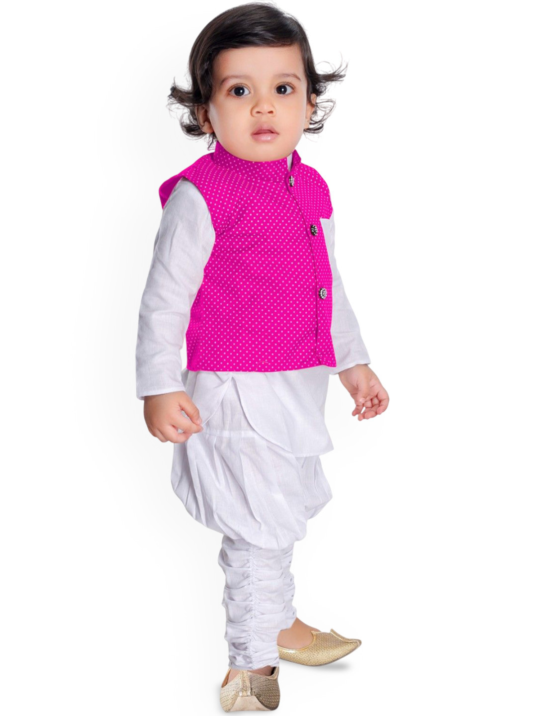 NEW GEN Boys Solid Kurta with Trousers