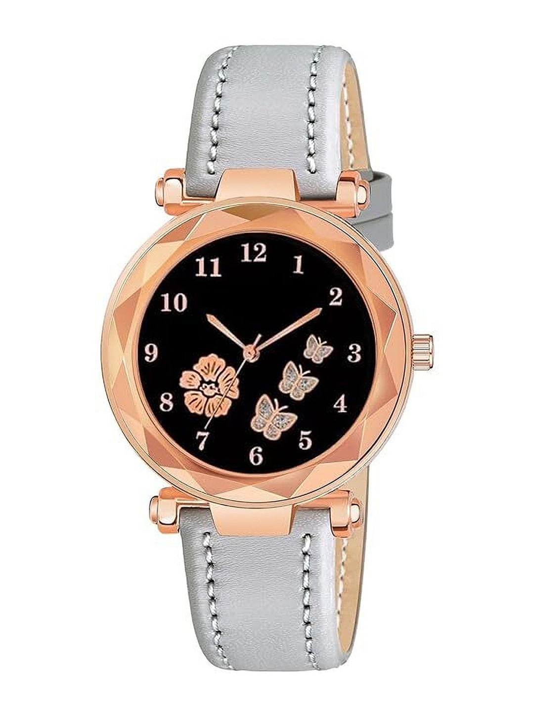 JUST LIKE Women Textured Dial & Straps Analogue Watch WATGSQF68UM97YAJ