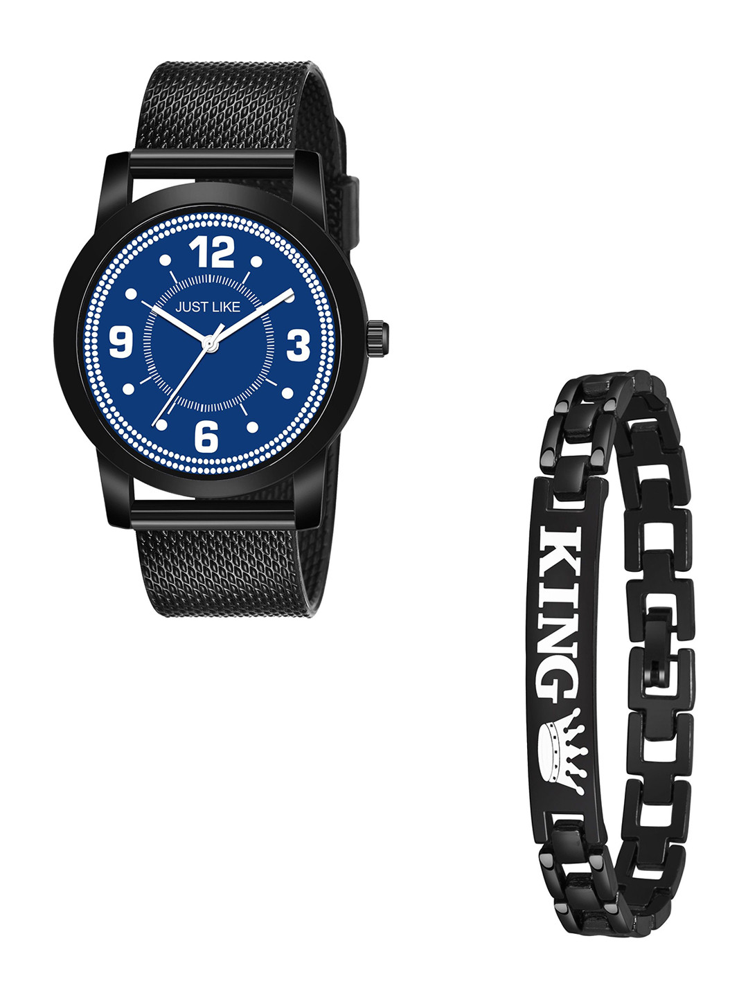 JUST LIKE Unisex Bracelet Style Straps Analogue Watch WATHYUP8KPNVQ2UN with Bracelet