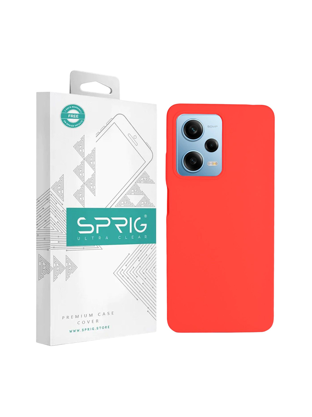 SPRIG Redmi Note 12 Pro 5G Liquid Silicone Back Cover