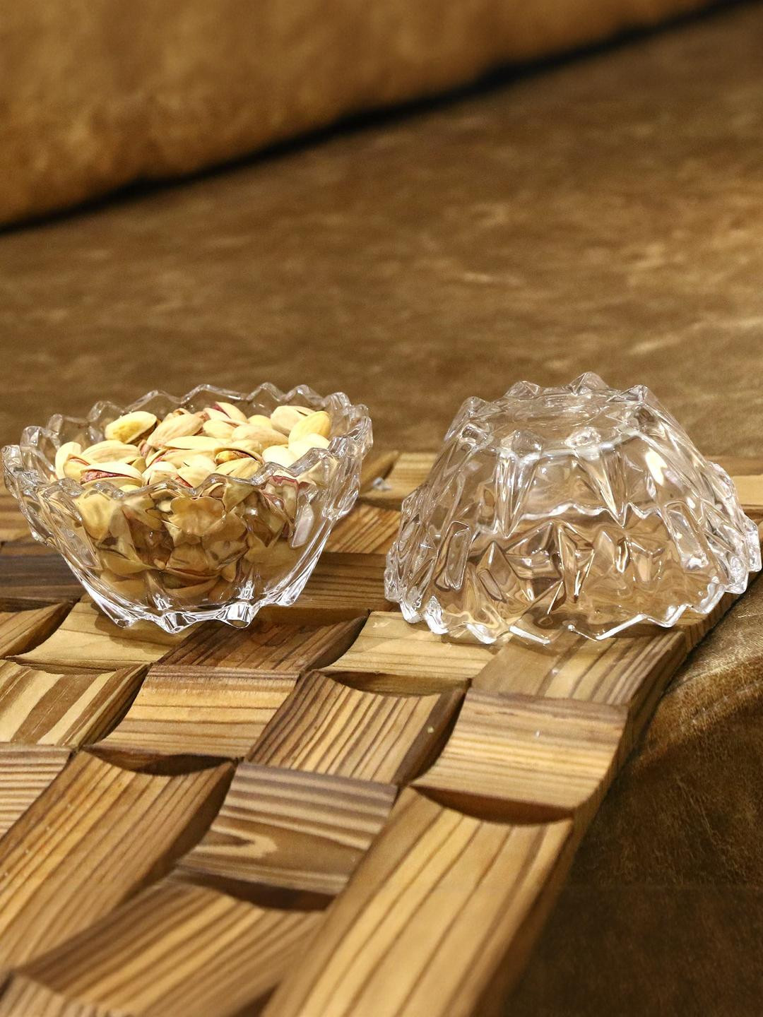 Somil Beautiful & Elegant Clear Glass Bowl
