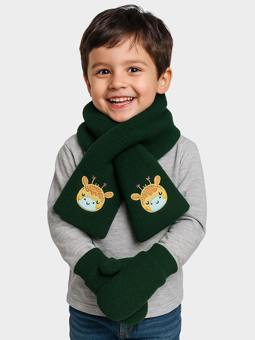 MiArcus Unisex Kids Merino Wool Mufflers