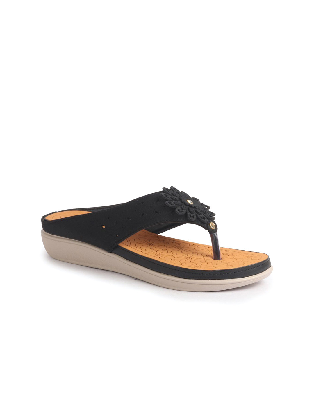 FAUSTO Women Woven Design Orthopedic Cushioned Wedge Sandals With Western - Embellished