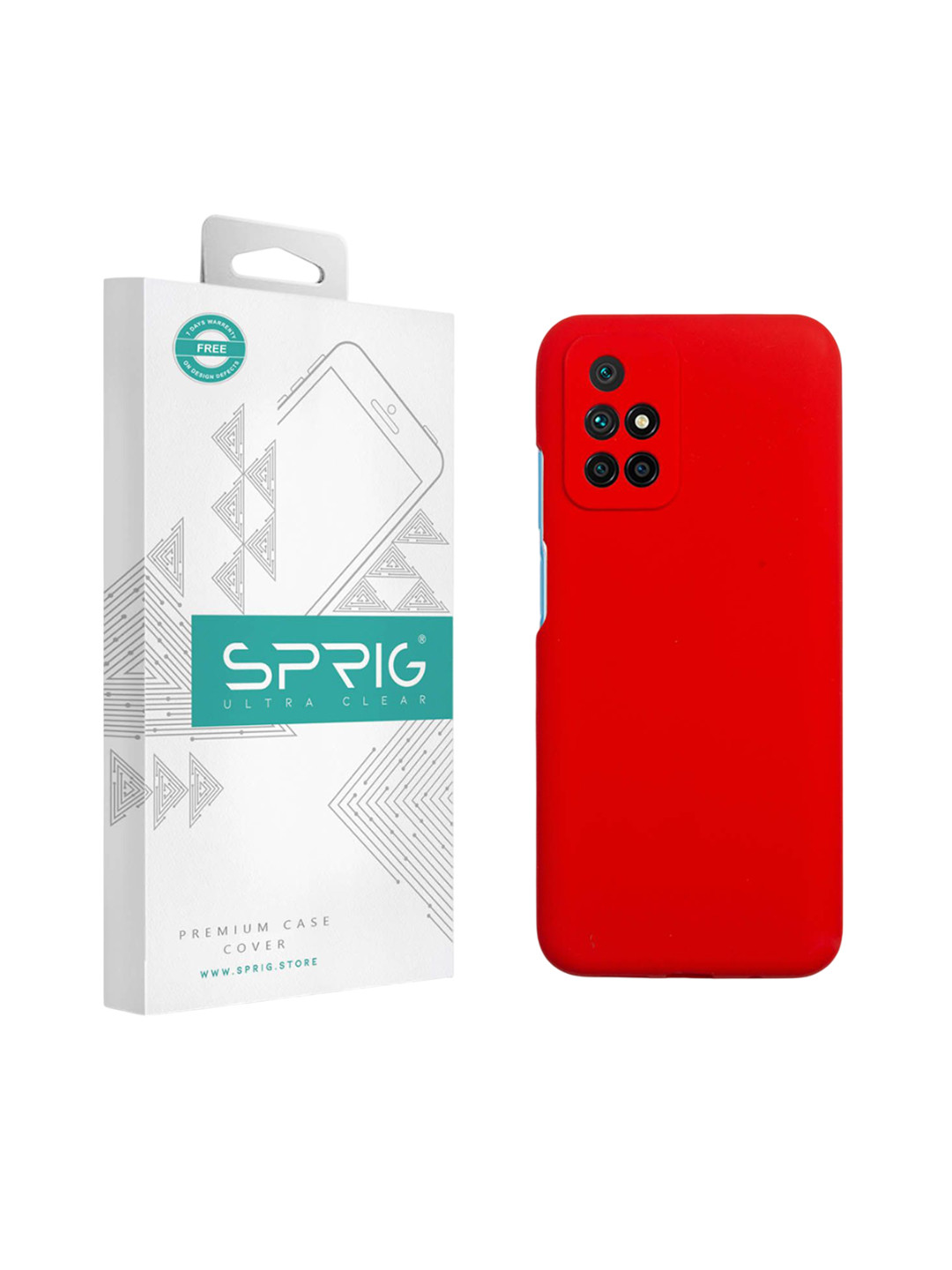 SPRIG Redmi 10 Prime Liquid Silicone Back Cover