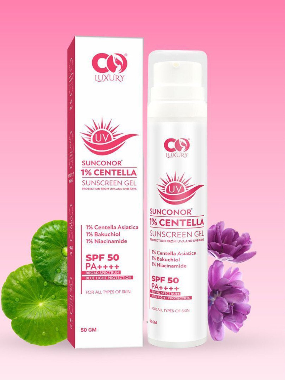 CO Sunconor 1% Centella Sunscreen Gel- 50 g