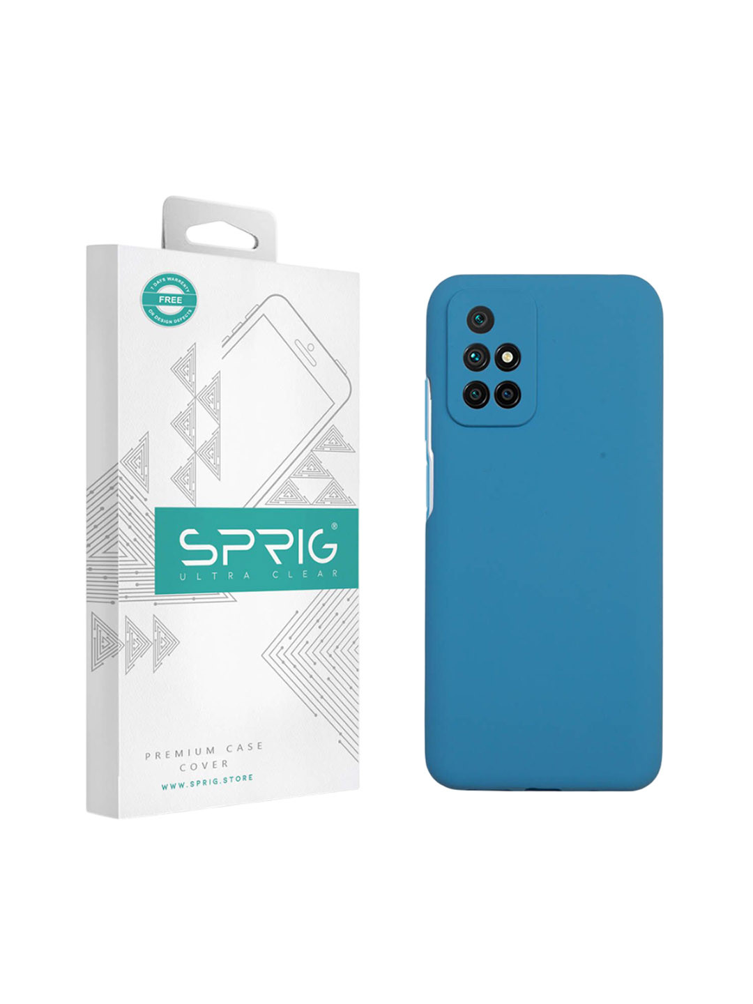 SPRIG Redmi 10 Prime Liquid Silicone Back Cover