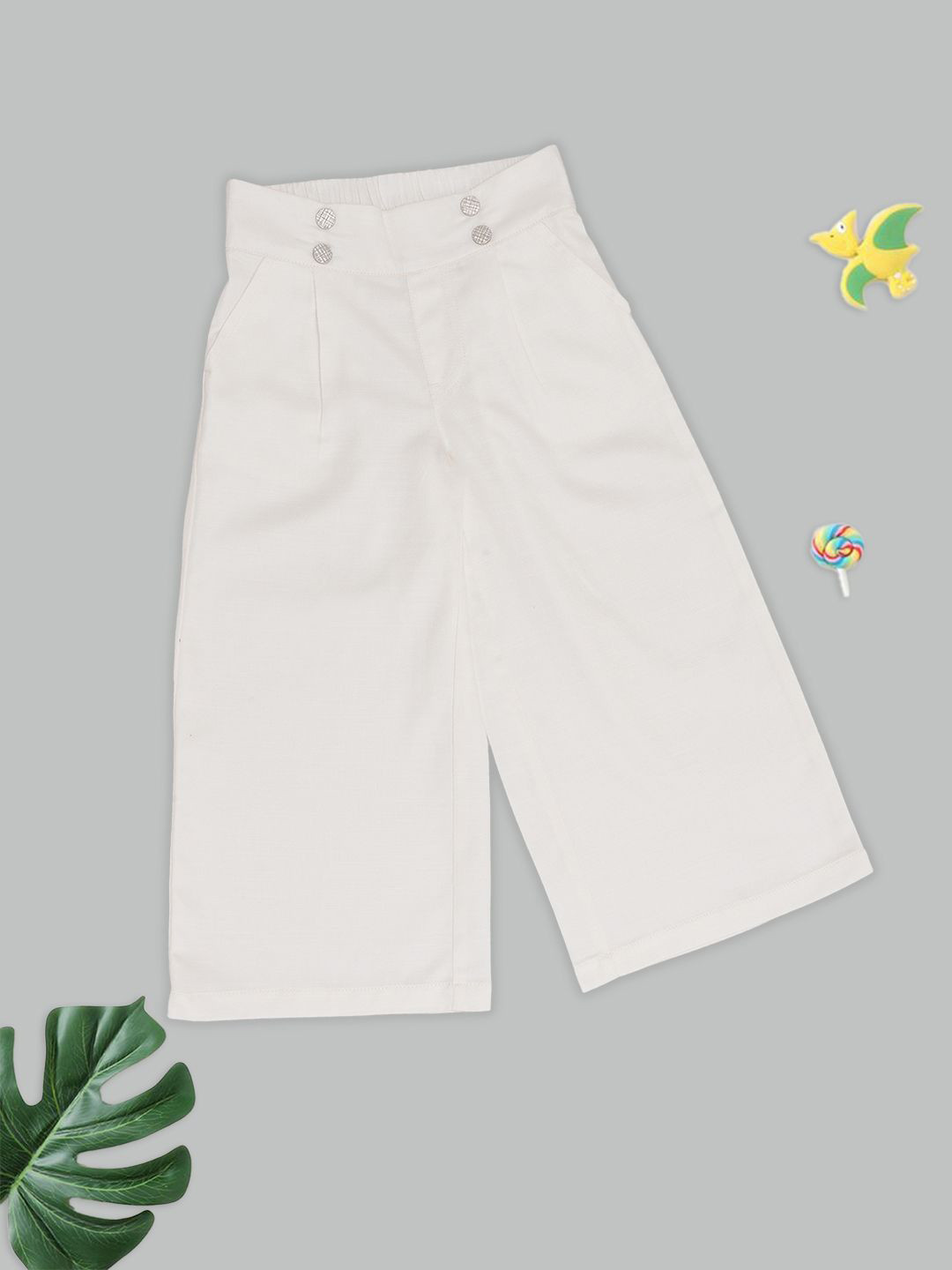 Pantaloons Junior Girls Pleated Culottes Trousers