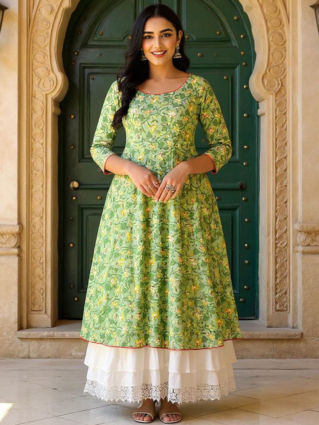 SZN Floral Printed Fit And Flare Dresses