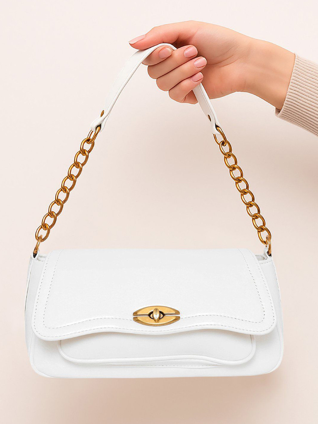 ESBEDA Swagger Crimson Charm Luxe Detachable Sling Strap Sling Bag