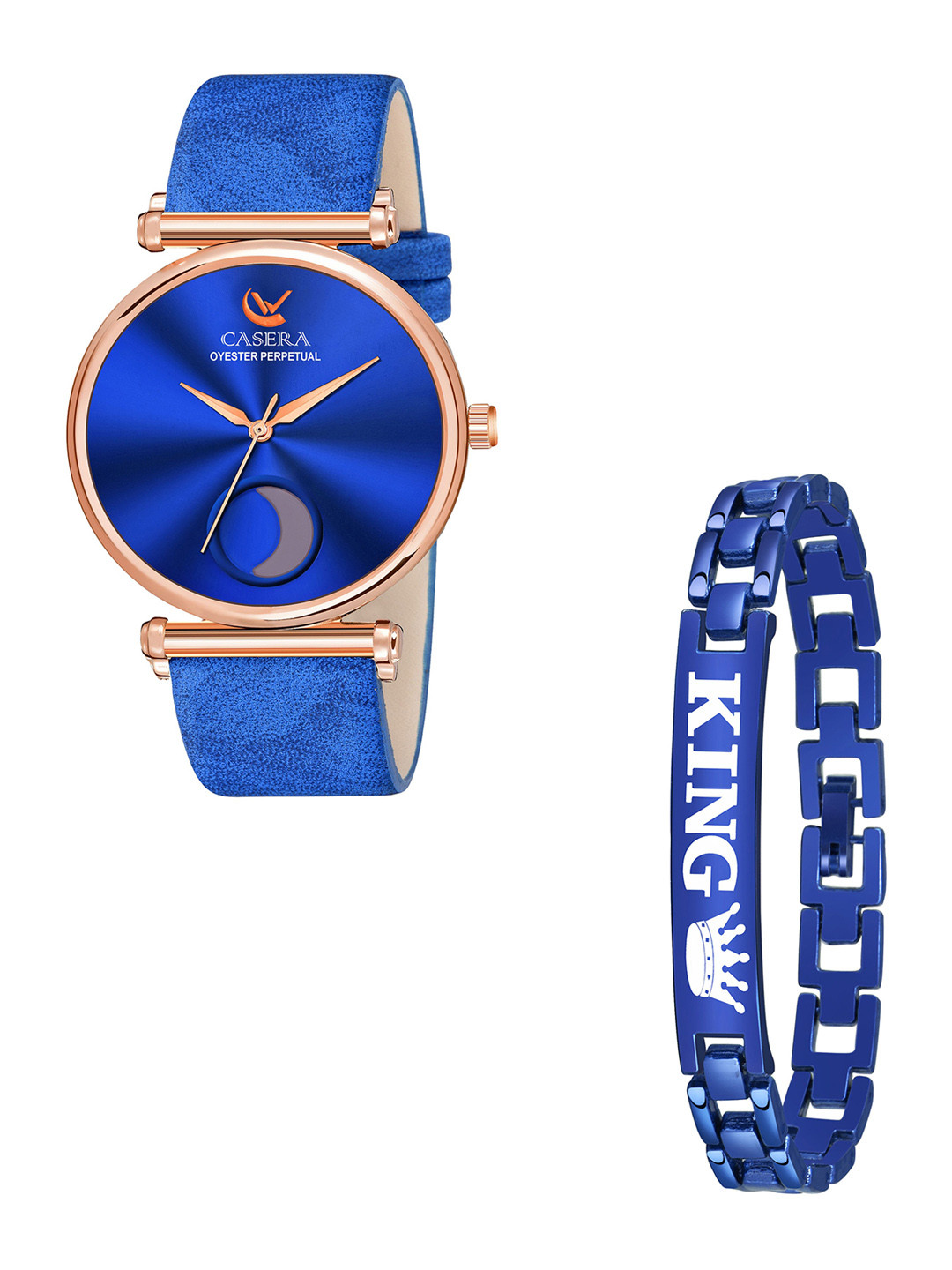 JUST LIKE Unisex Printed Dial & Straps Watch 1252 j16 line And silver her king com2