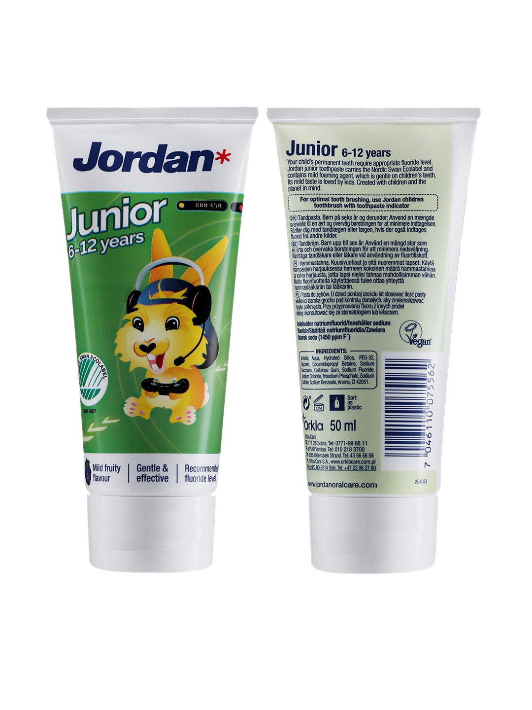 Jordan Gentle & Effective Junior Toothpaste- 50 ml