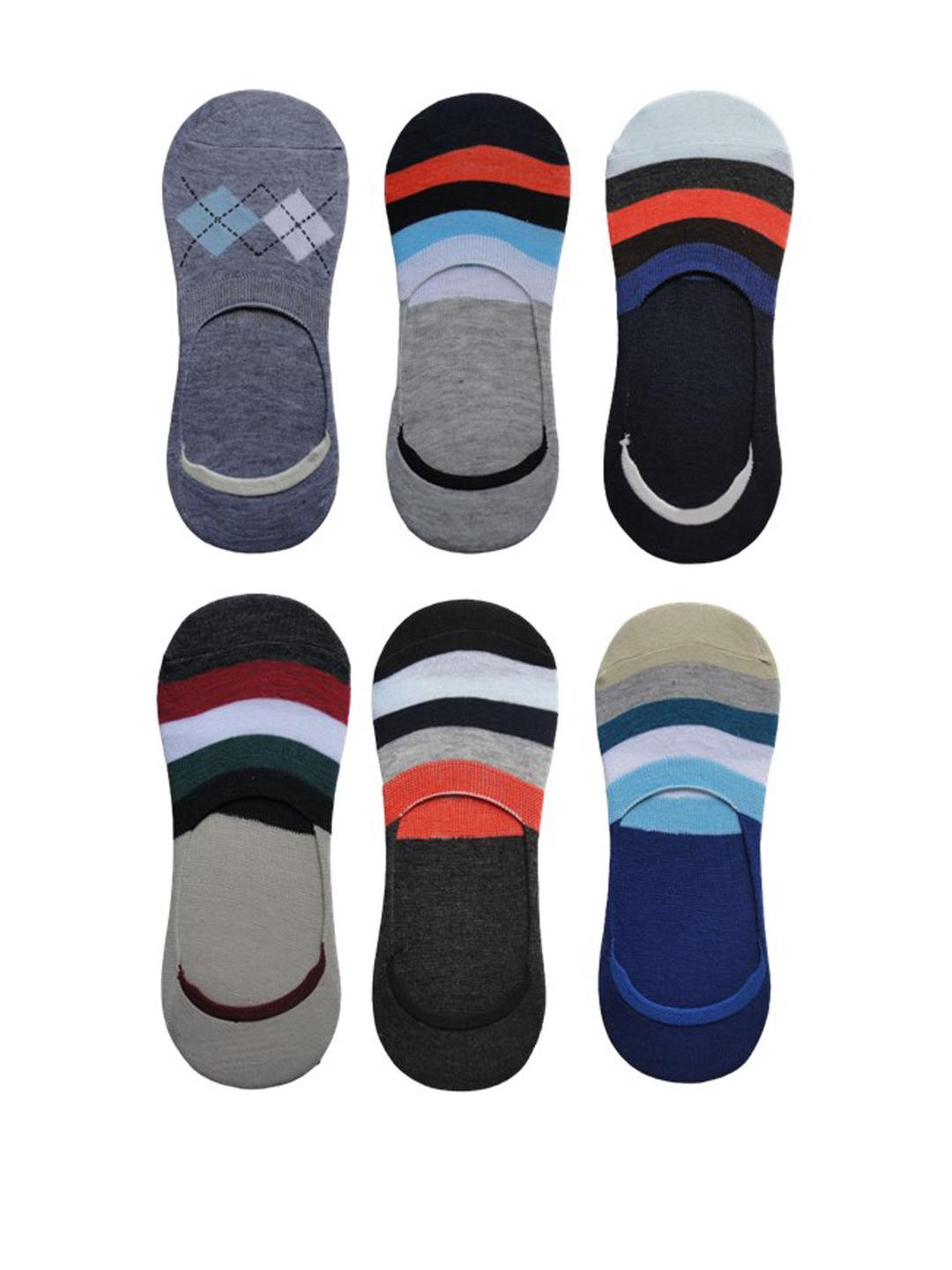 VOICI Pack of 6 Low Cut No Show Loafer Socks